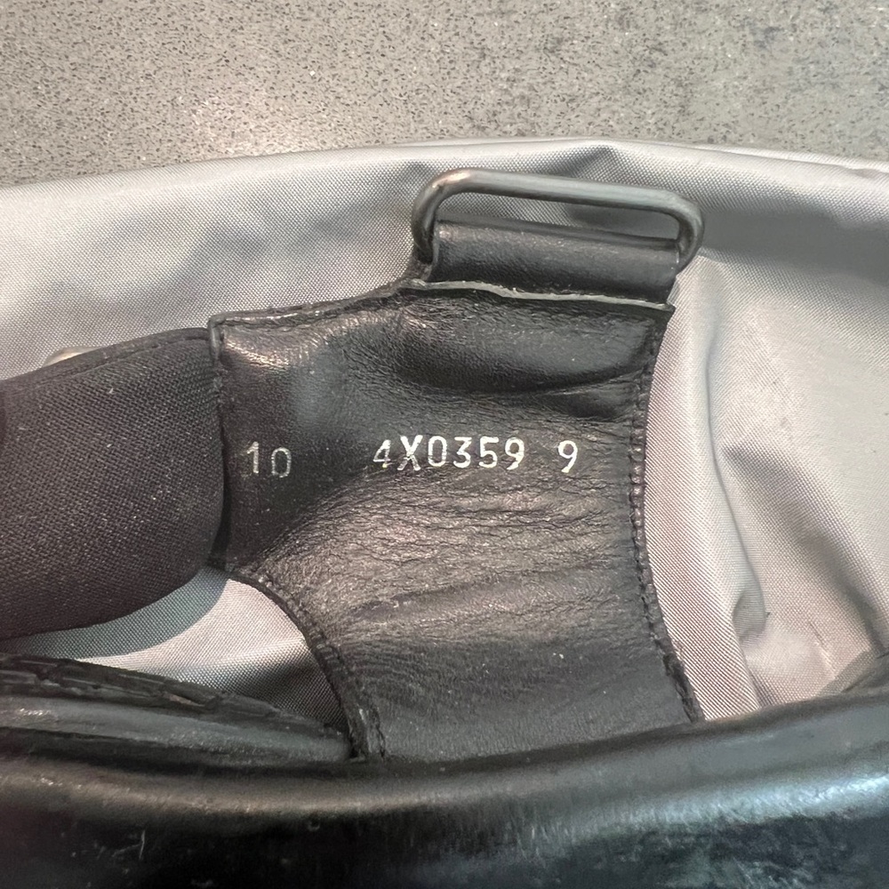 Prada Men’s Black Leather Shoes - Picture 4 of 5